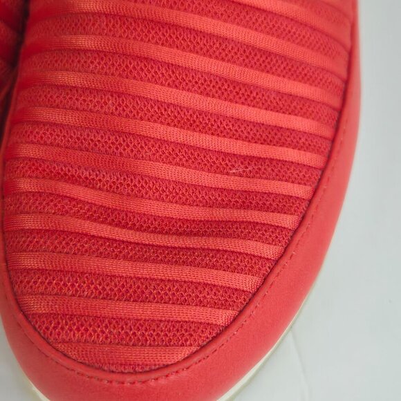 BareTraps Red Flats with Strap - Picture 8 of 11